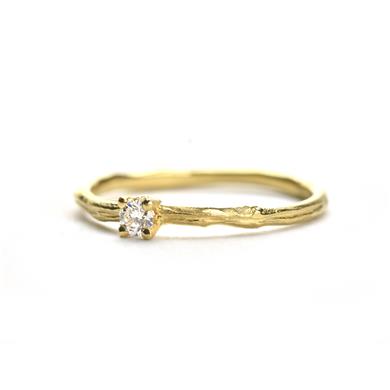 Unieke ring met diamant