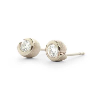 Boucles d'oreilles avec diamant