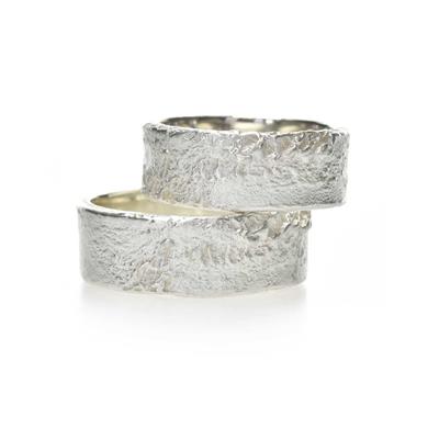 Robuuste trouwring in zilver
